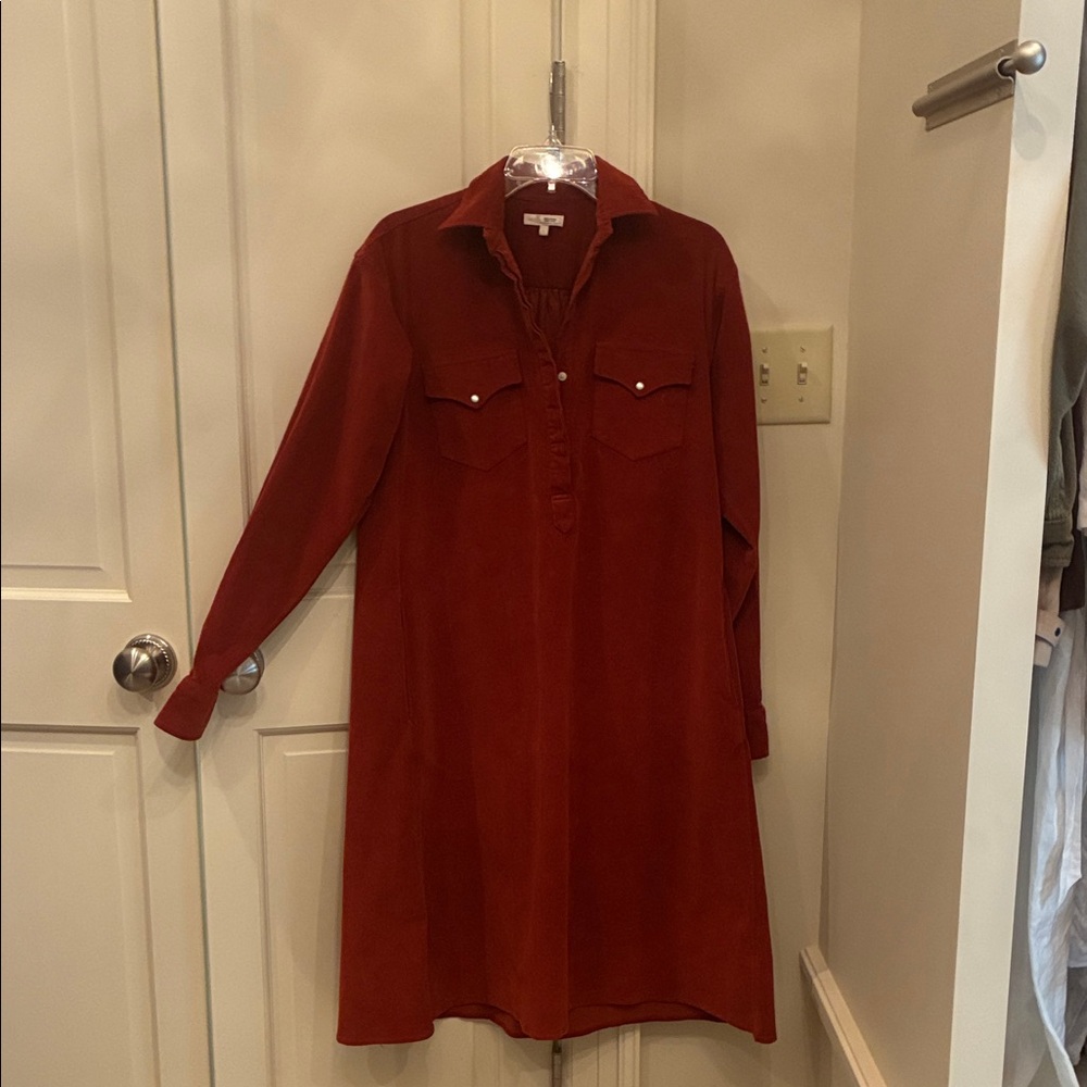 ANN MASHBURN corduroy dress
